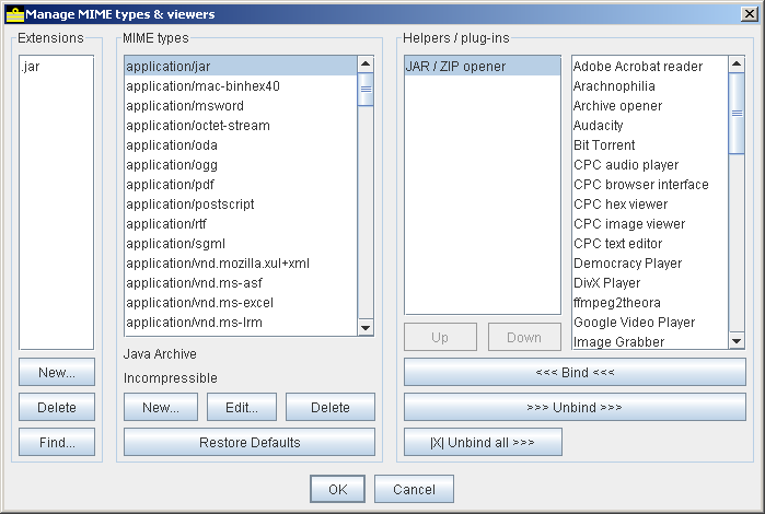 plugin and helper application